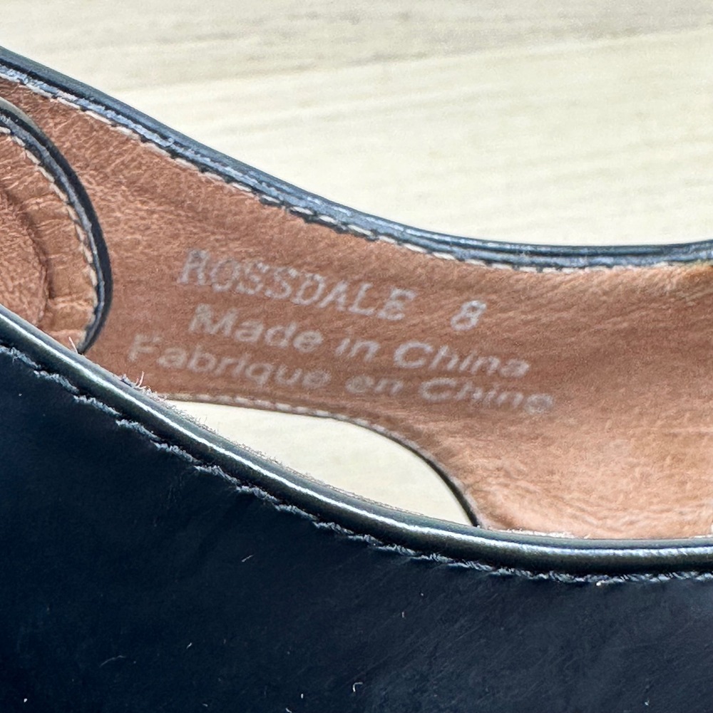 Jeffrey Campbell Great Moments Rossdale Oxfords Women 8 Black Leather Cutout - Picture 11 of 12
